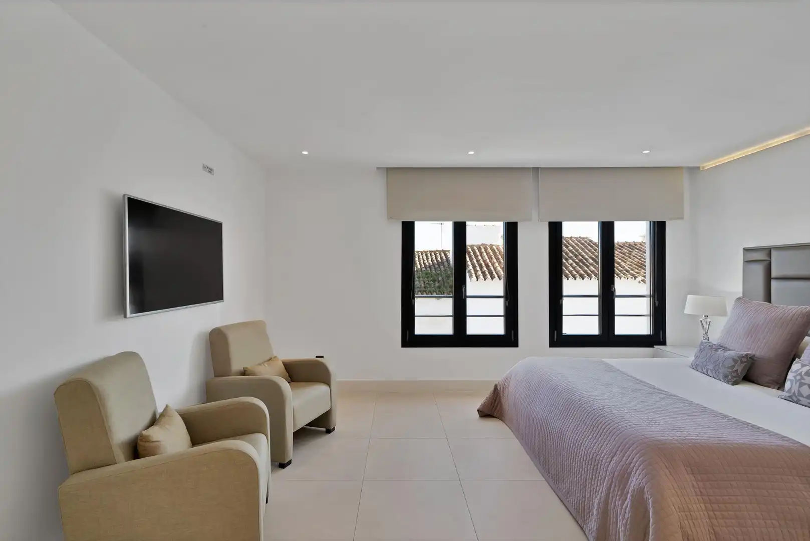 Schlafzimmer von Maisonette zum Verkauf in Marbella mit Klimaanlage und Heizung