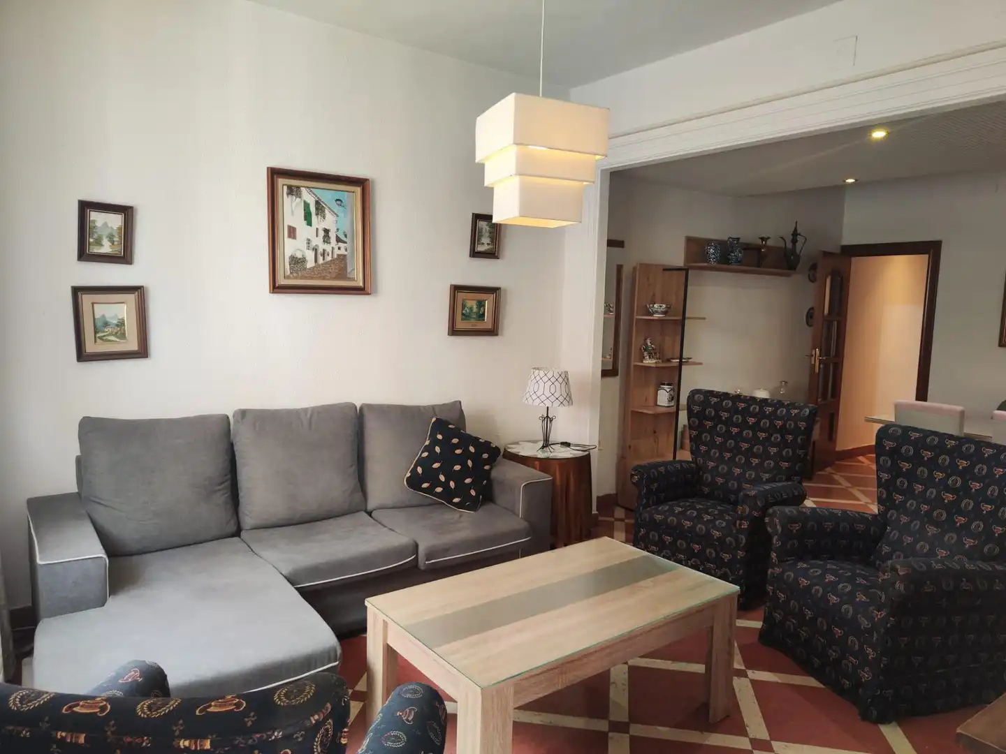 Living room of Flat for rent in Granada  with Terrace and Balcony