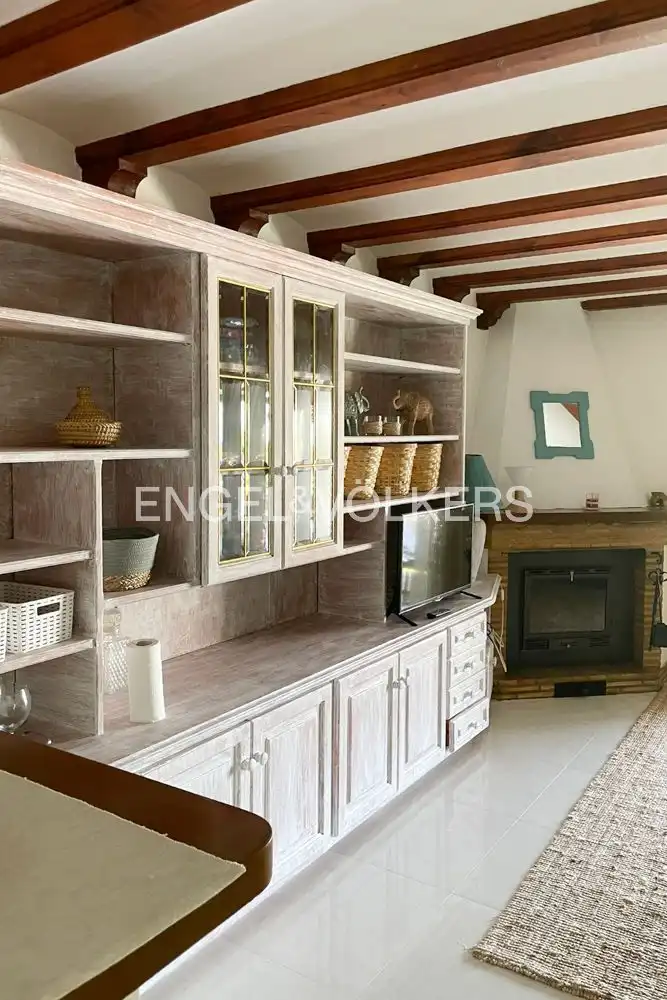 Sala de estar de Casa o chalet en venta en Dénia con Aire acondicionado, Calefacción y Jardín privado