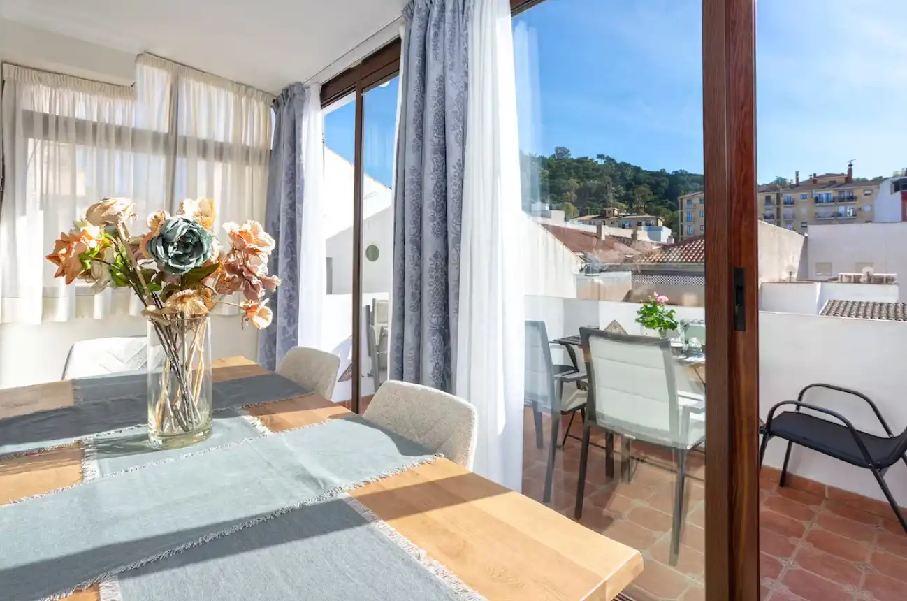 Terrasse von Wohnungen zur Miete in Málaga mit Klimaanlage, Heizung und Parkett