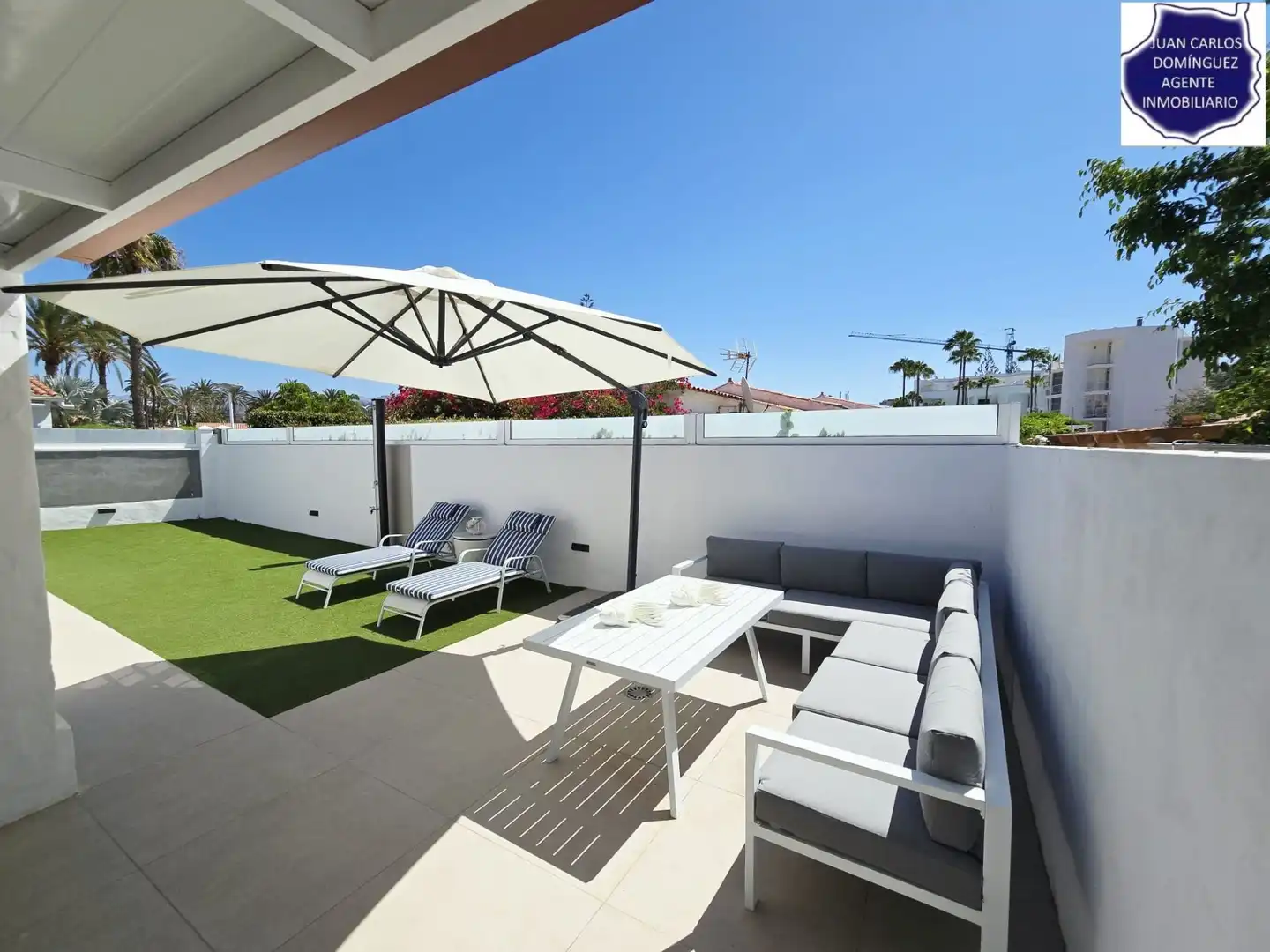 Terraza de Casa o chalet de alquiler en San Bartolomé de Tirajana con Aire acondicionado, Jardín privado y Terraza