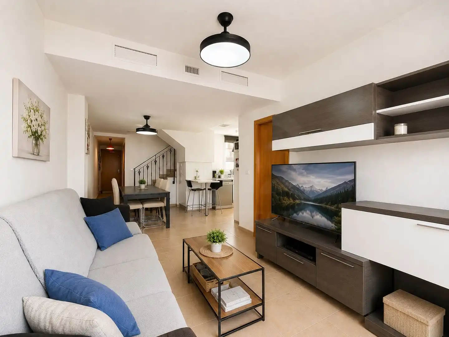 Wohnzimmer von Maisonette zum Verkauf in Murcia mit Klimaanlage, Heizung und Terrasse