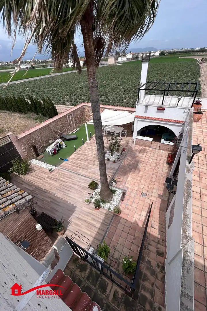 Terrassa de Casa o xalet en venda en Alboraya amb Aire condicionat, Calefacció i Jardí privat