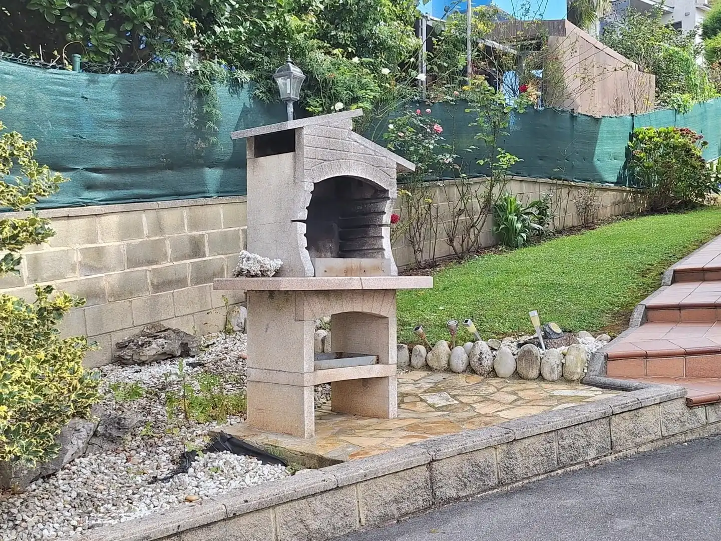 Jardí de Casa o xalet de lloguer en Carreño amb Calefacció, Jardí privat i Piscina