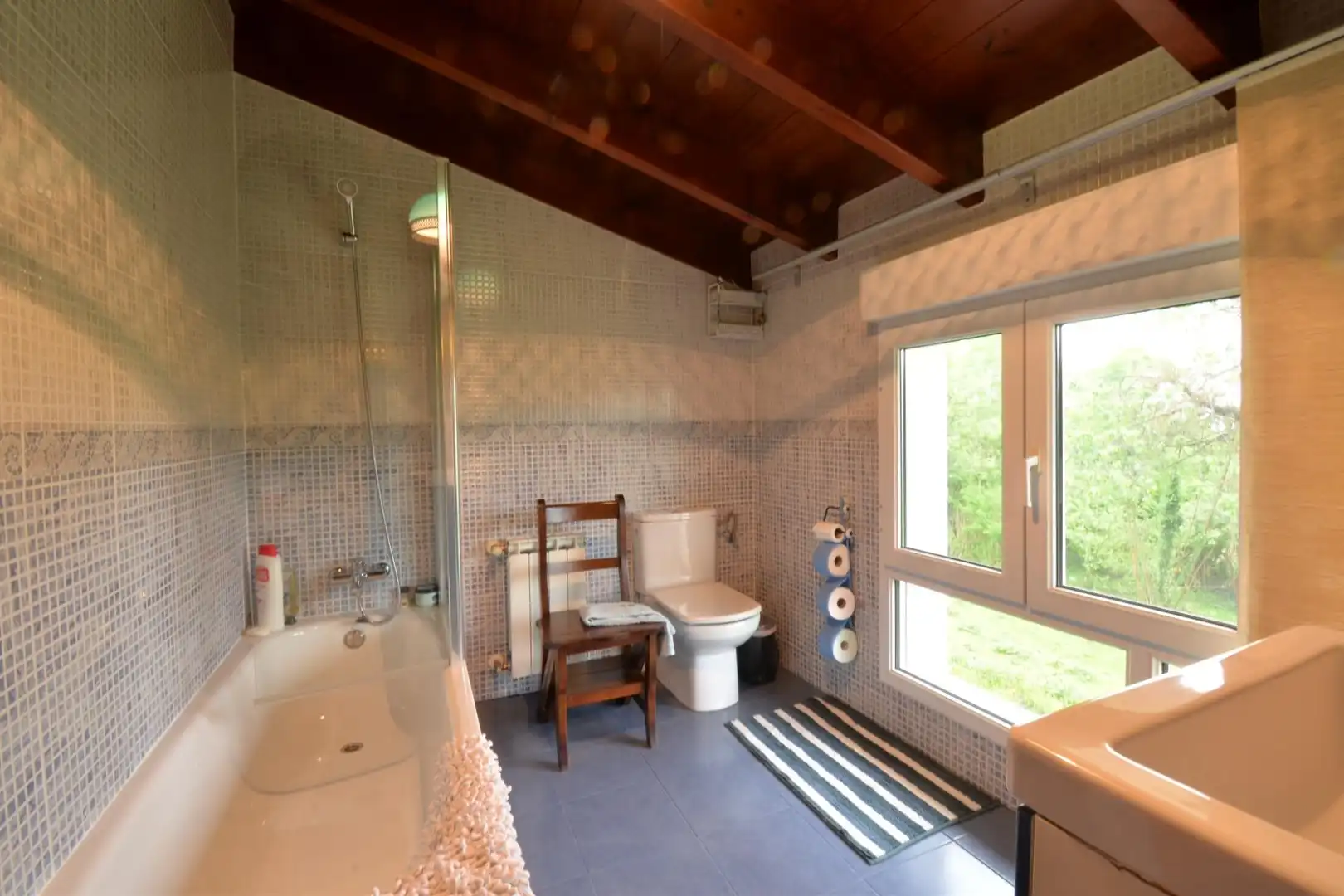 Baño de Casa o chalet en venta en Langreo con Calefacción, Jardín privado y Terraza