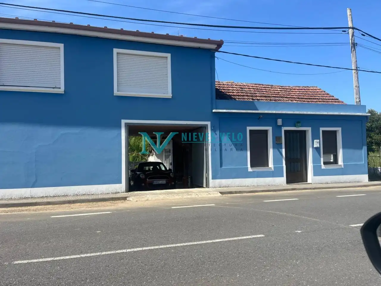 Vista exterior de Casa o xalet en venda en Coristanco amb Calefacció