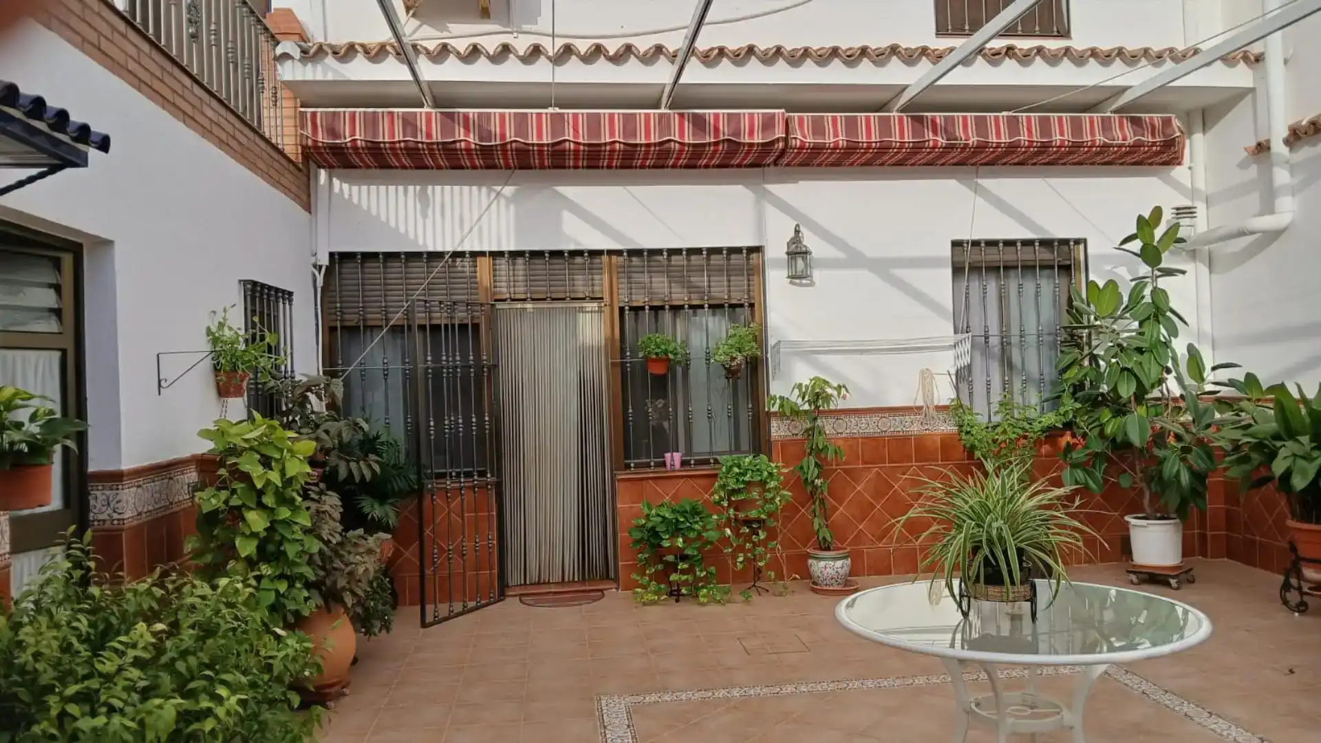 Terrassa de Casa o xalet en venda en Lopera amb Aire condicionat, Jardí privat i Traster