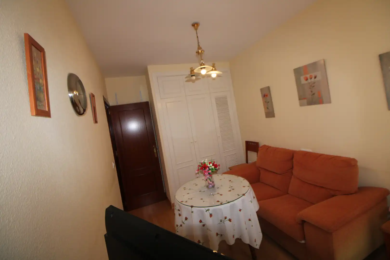 Bedroom of Flat for sale in Huelva  with Air Conditioner, Heating and Furnished
