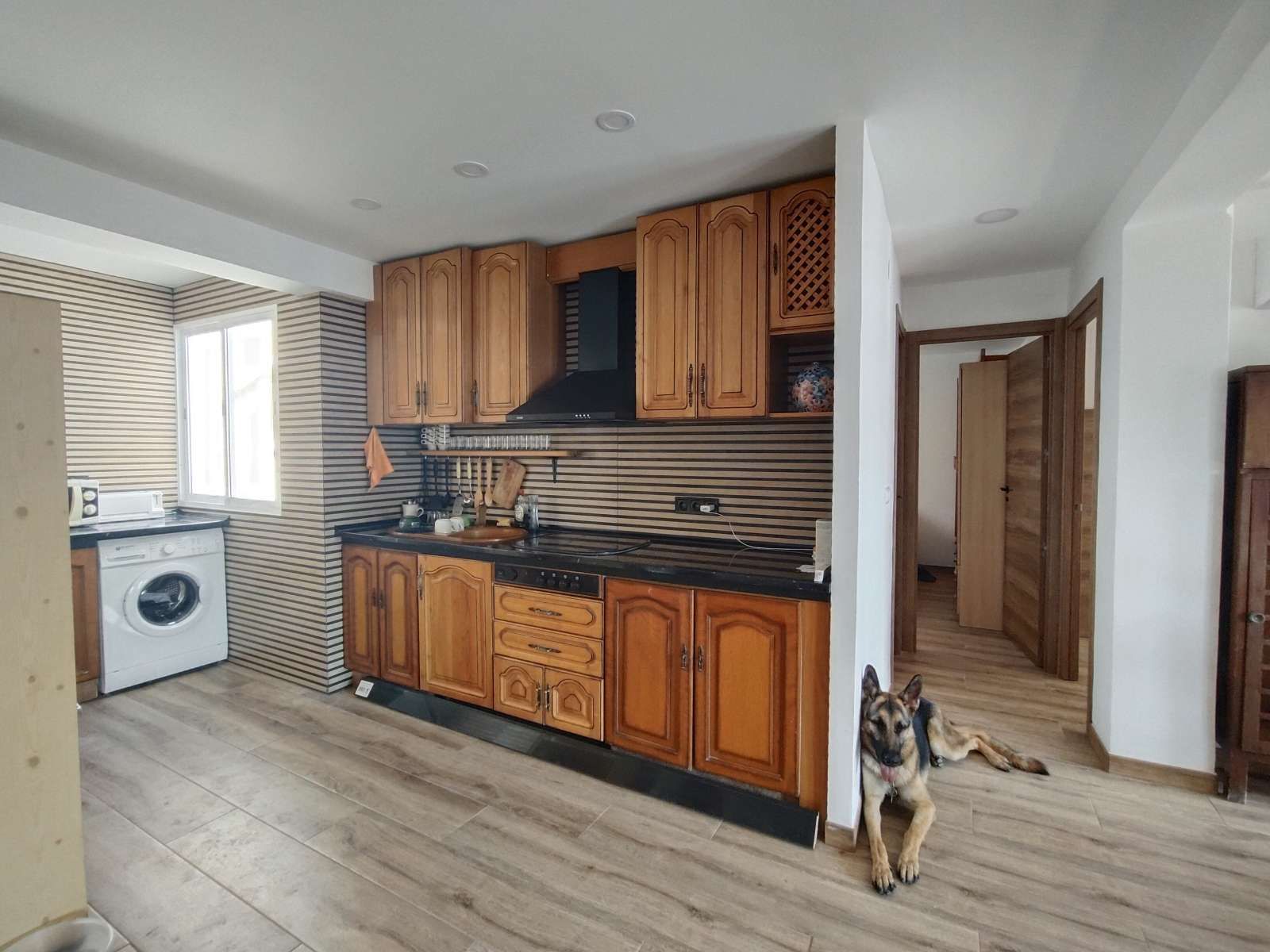 Cuina de Apartament per a compartir en  Valencia Capital amb Aire condicionat, Calefacció i Terrassa