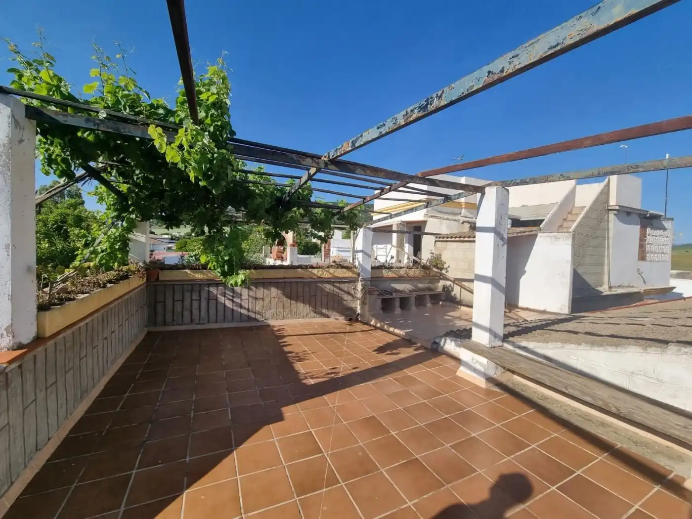 Terrassa de Finca rústica en venda en Arcos de la Frontera amb Jardí privat, Terrassa i Traster