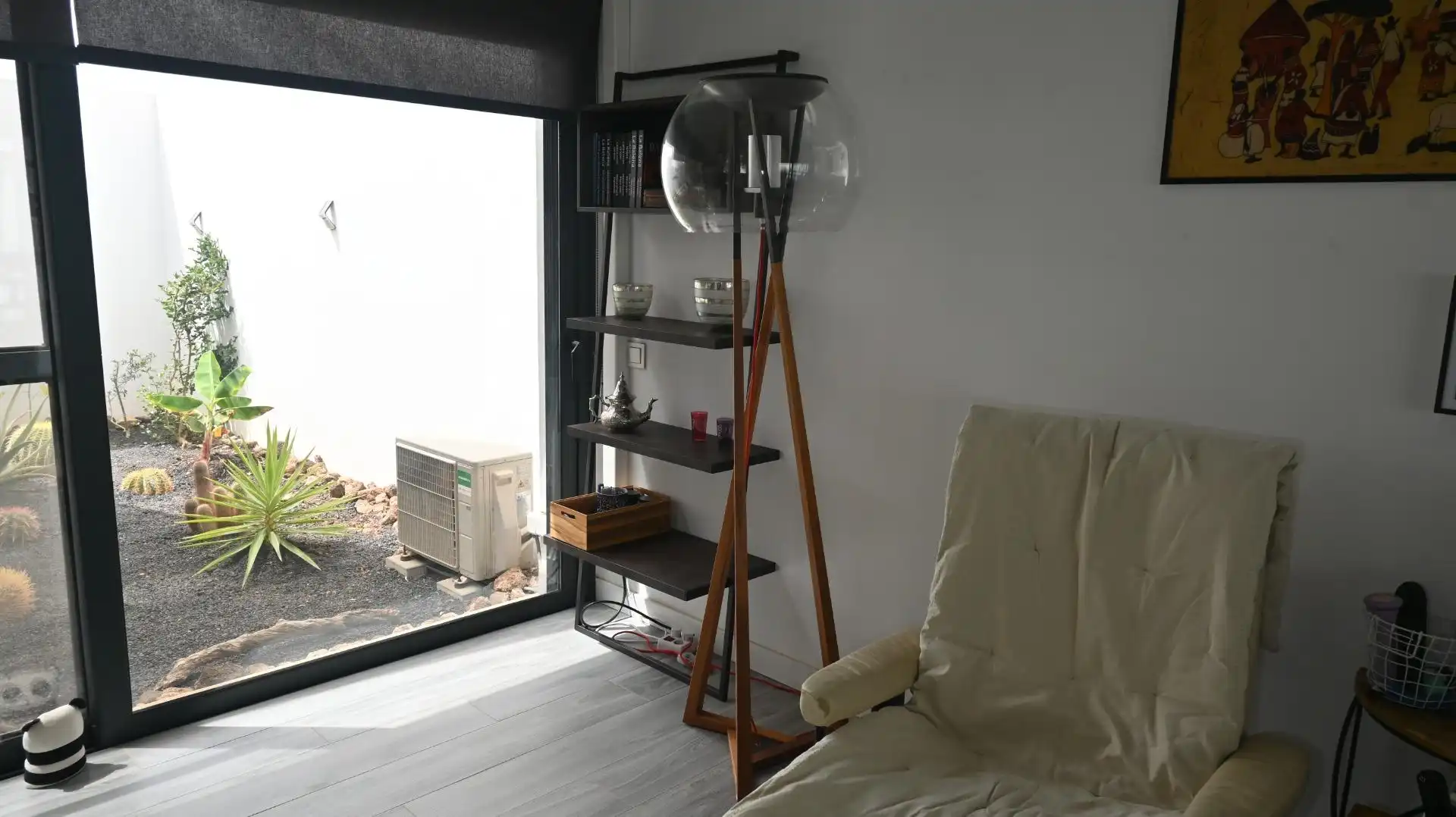 Sala de estar de Casa adosada en venta en La Oliva con Aire acondicionado, Jardín privado y Terraza