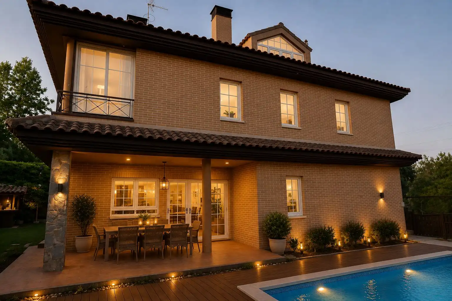 Terrassa de Casa o xalet en venda en Las Rozas de Madrid amb Calefacció, Jardí privat i Terrassa