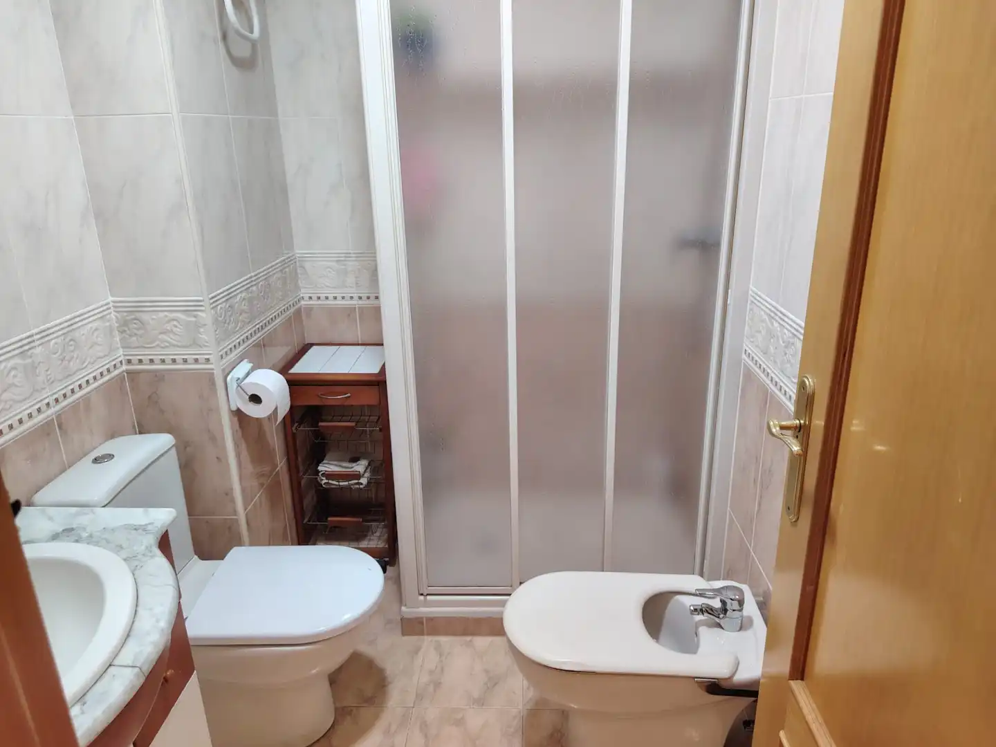 Badezimmer von Wohnung zum Verkauf in Canet d'En Berenguer mit Klimaanlage, Heizung und Terrasse