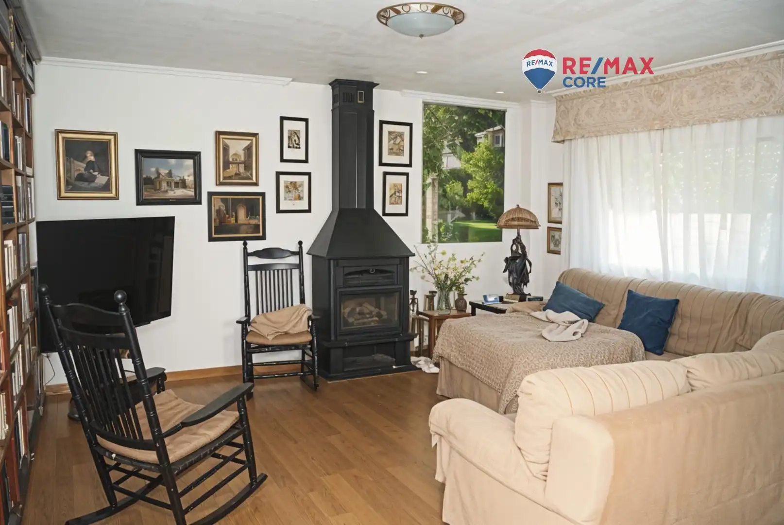 Sala de estar de Casa o chalet en venta en Sierra de Fuentes con Calefacción, Jardín privado y Terraza
