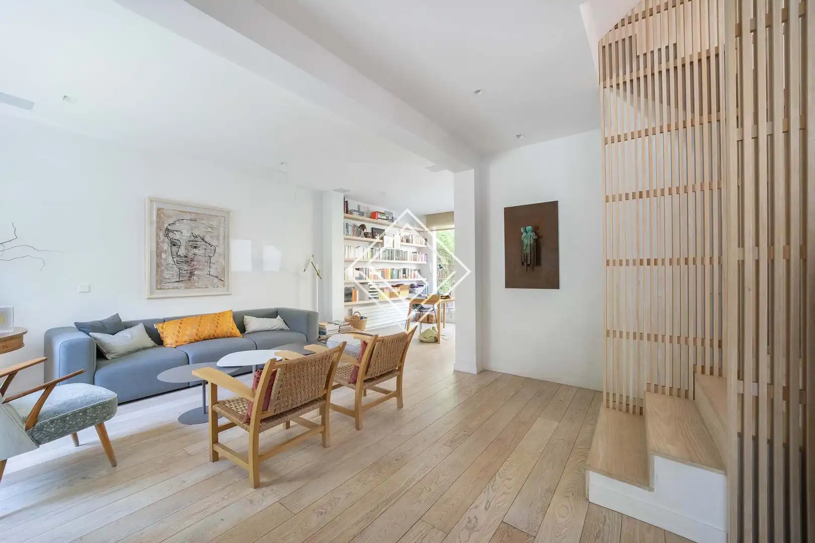 Living room of Detached homes for rent in Madrid  with Air Conditioner, Heating and Terrace