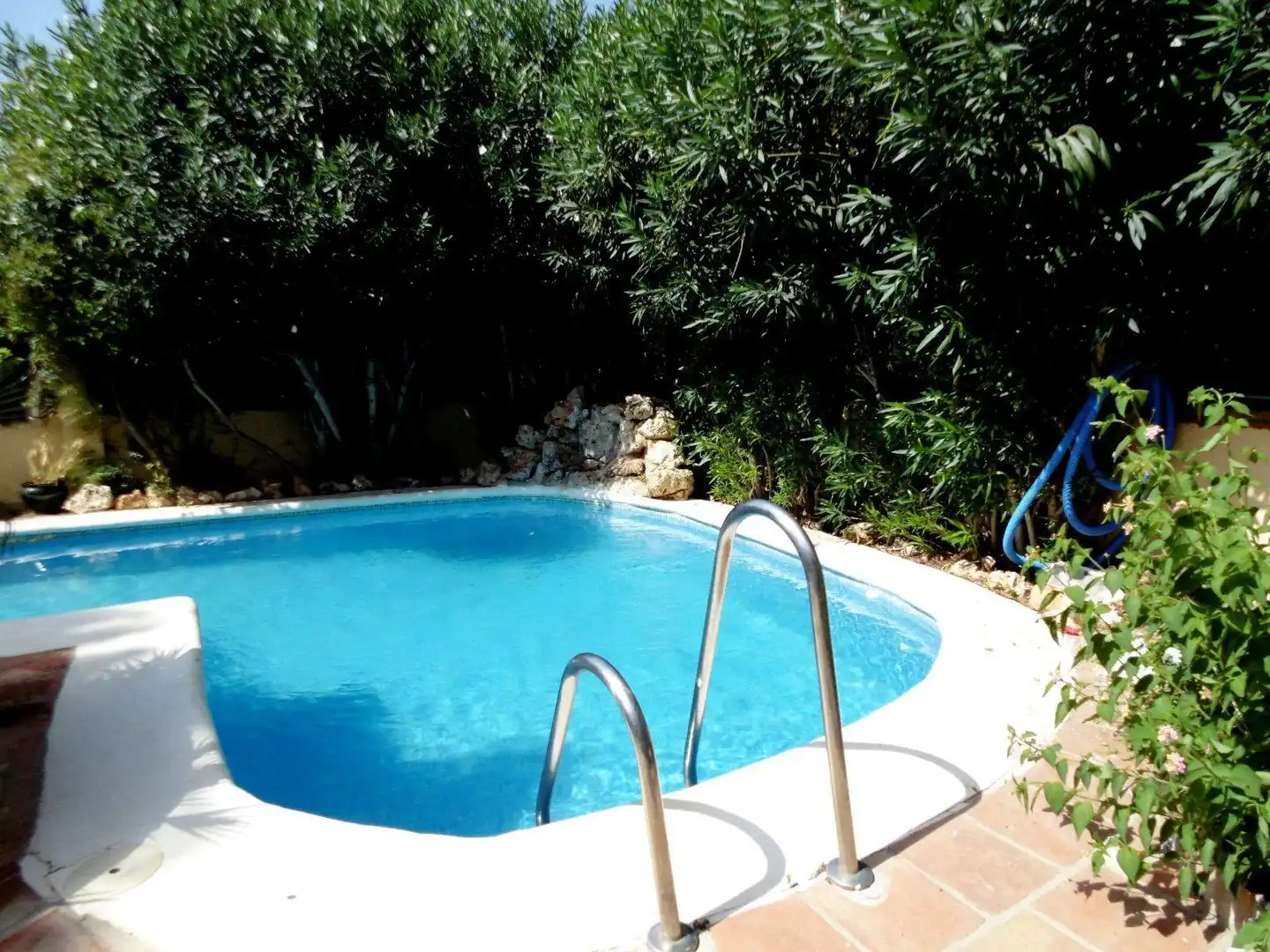 Swimming pool of Detached homes for sale in Mijas  with Air Conditioner, Heating and Private garden