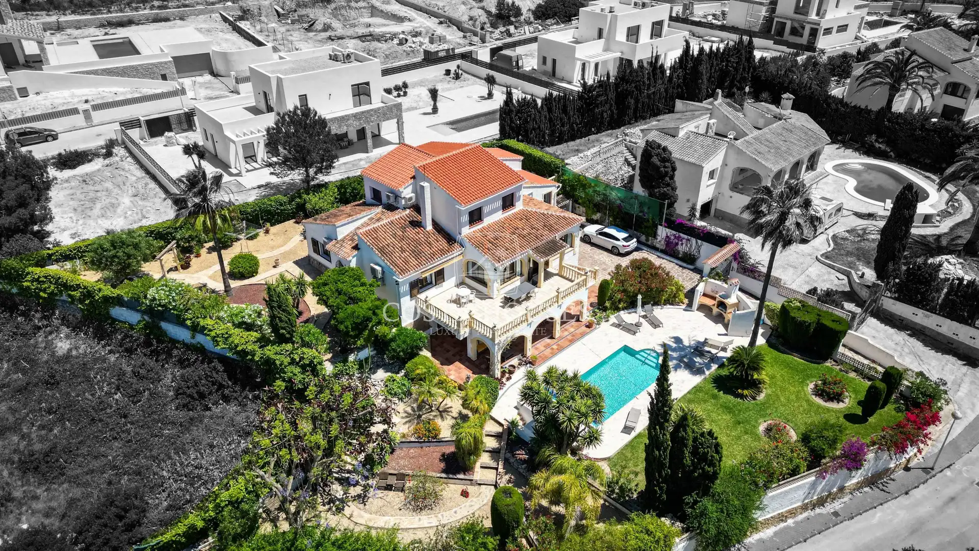 Exterior view of Houses for sale in Jávea / Xàbia  with Air Conditioner, Private garden and Terrace
