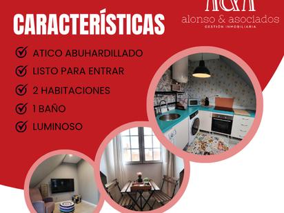 Kitchen of Attic for sale in Gijón   with Heating and Furnished