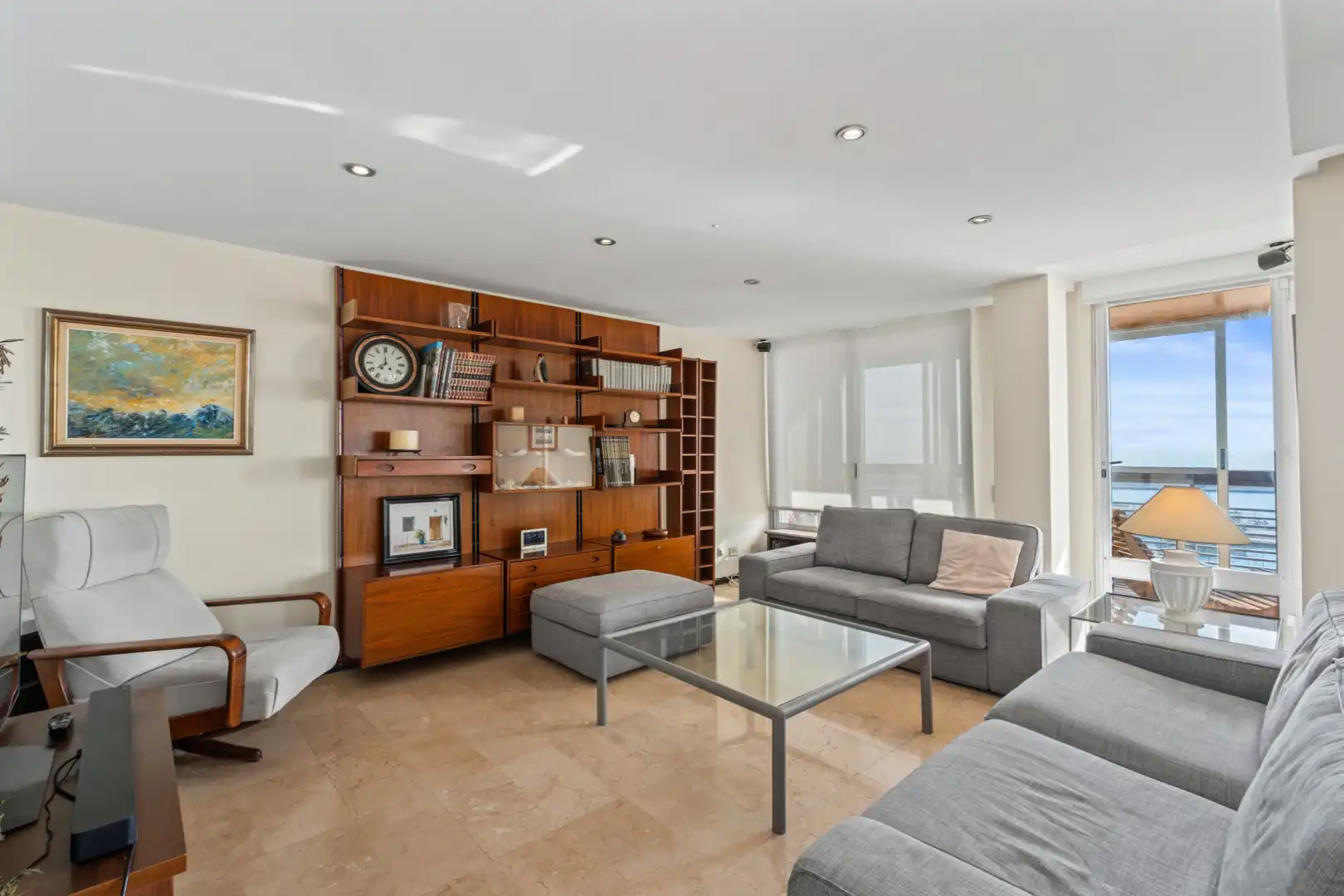 Living room of Flat for sale in Alicante / Alacant  with Air Conditioner, Heating and Terrace