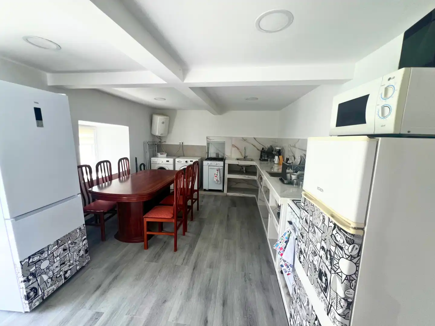 Cocina de Casa o chalet de alquiler en Pomar de Valdivia con Calefacción, Jardín privado y Parquet