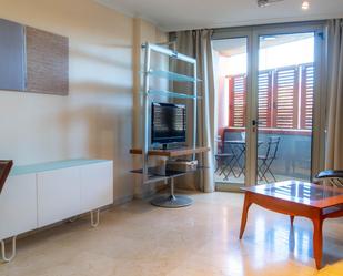 Sala d'estar de Pis de lloguer en  Santa Cruz de Tenerife Capital amb Parquet, Terrassa i Balcó
