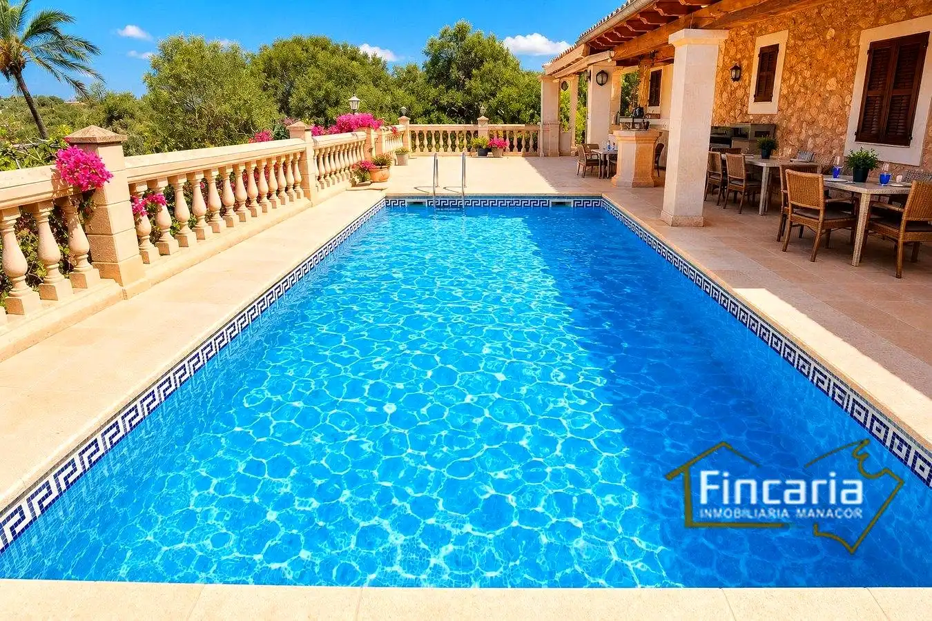 Swimming pool of Country homes for sale in Manacor  with Air Conditioner, Private garden and Terrace