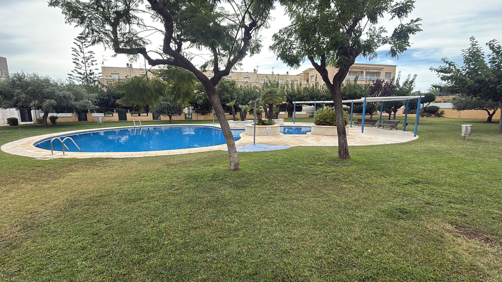 Swimming pool of Single-family semi-detached for sale in Roda de Berà  with Heating, Terrace and Swimming Pool