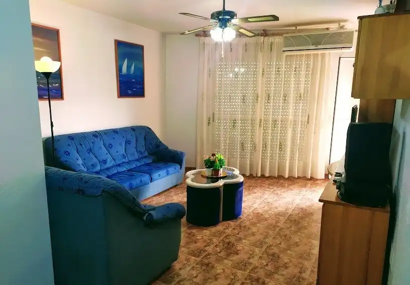 Living room of Flat for rent in Águilas  with Air Conditioner, Terrace and Furnished