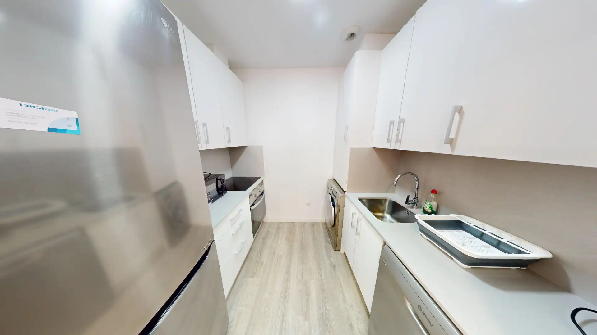 Küche von Wohnung zum Verkauf in Alicante / Alacant mit Klimaanlage, Heizung und Parkett