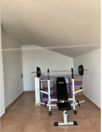 Schlafzimmer von Einfamilien-Reihenhaus zum Verkauf in Los Santos de la Humosa mit Heizung, Privatgarten und Balkon