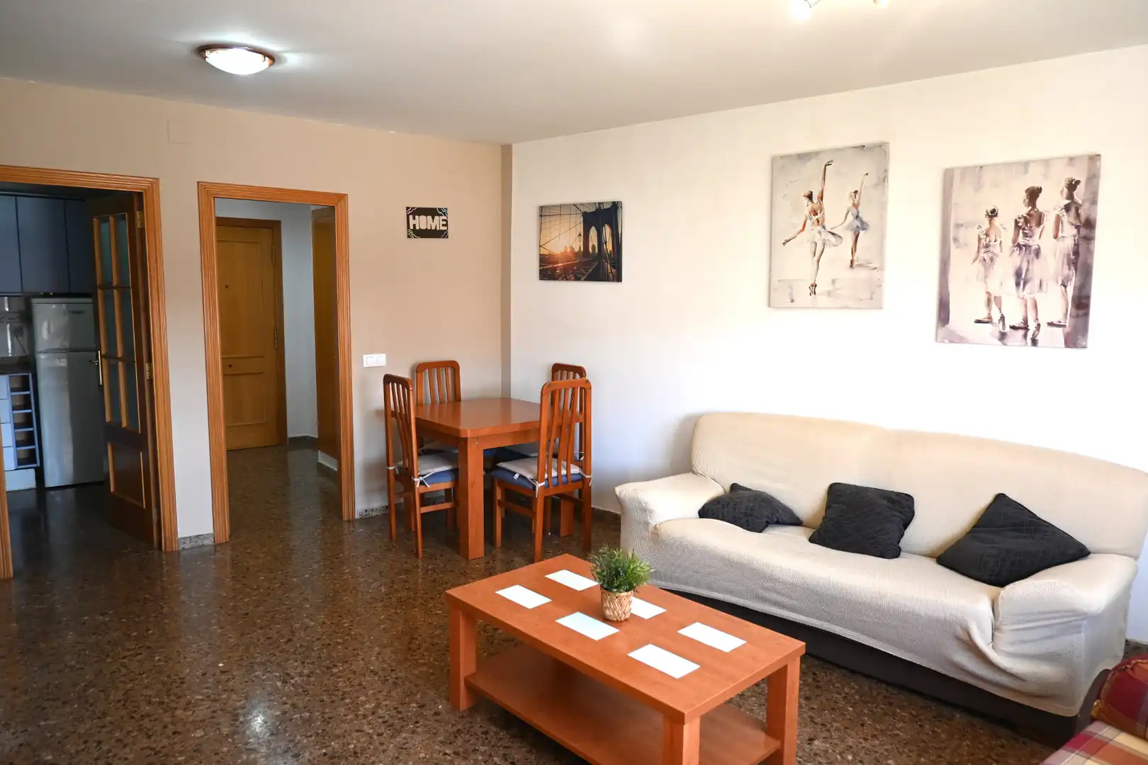Sala de estar de Piso en venta en Sagunto / Sagunt con Aire acondicionado, Trastero y Amueblado