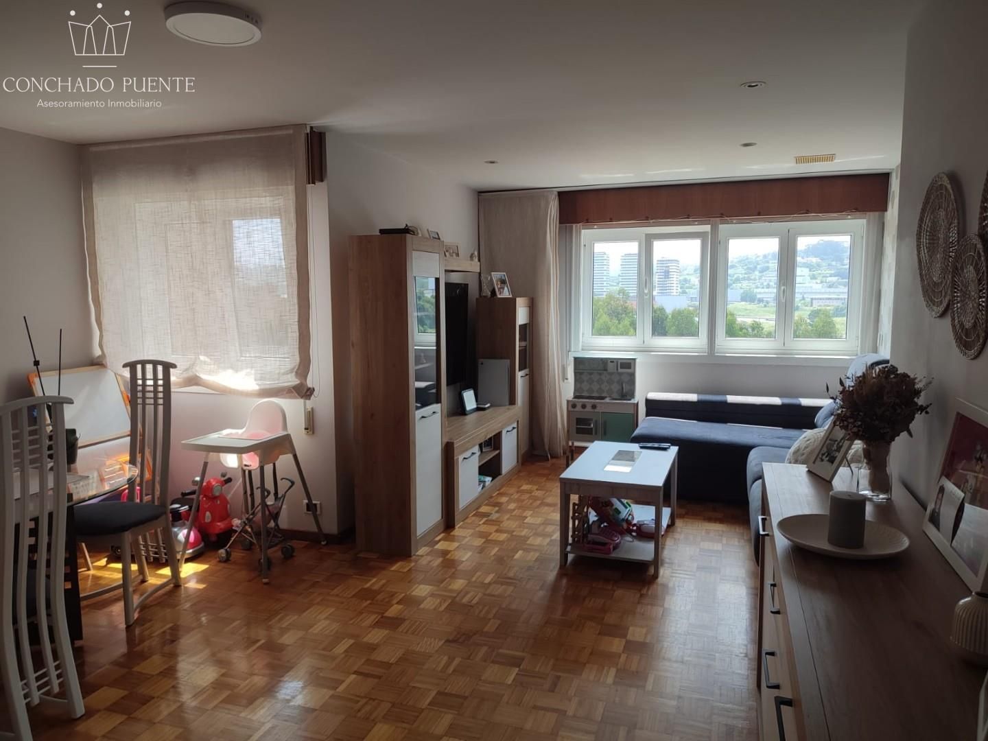 Sala d'estar de Dúplex en venda en A Coruña Capital 