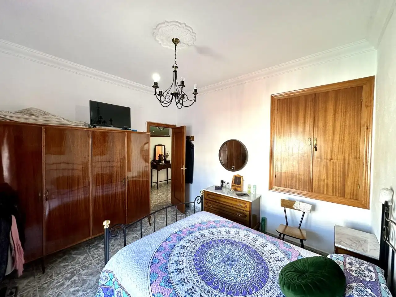 Dormitori de Casa adosada en venda en Sierra de Yeguas amb Aire condicionat, Jardí privat i Terrassa