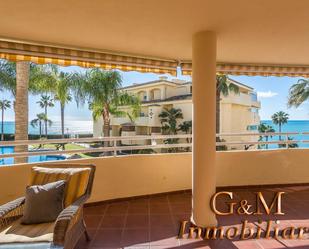 Garden of Flat for sale in Benalmádena  with Air Conditioner, Heating and Parquet flooring