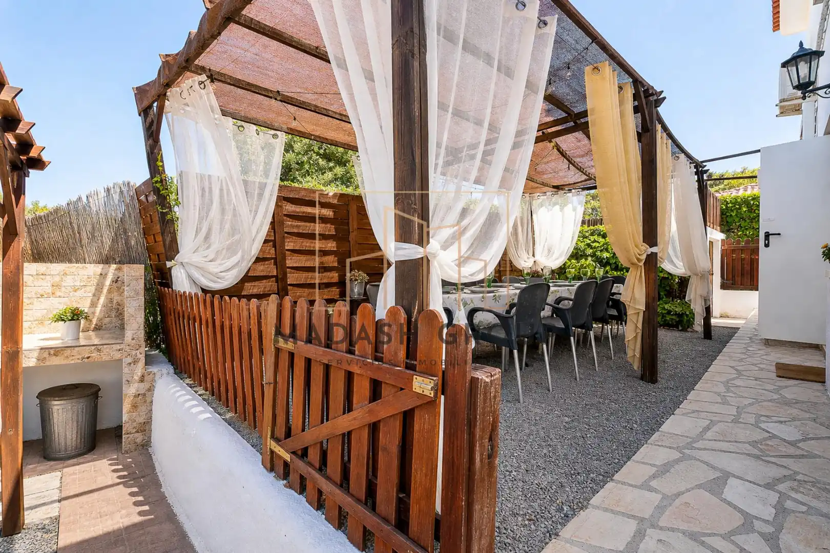 Terrassa de Casa o xalet en venda en Cunit amb Aire condicionat, Calefacció i Jardí privat