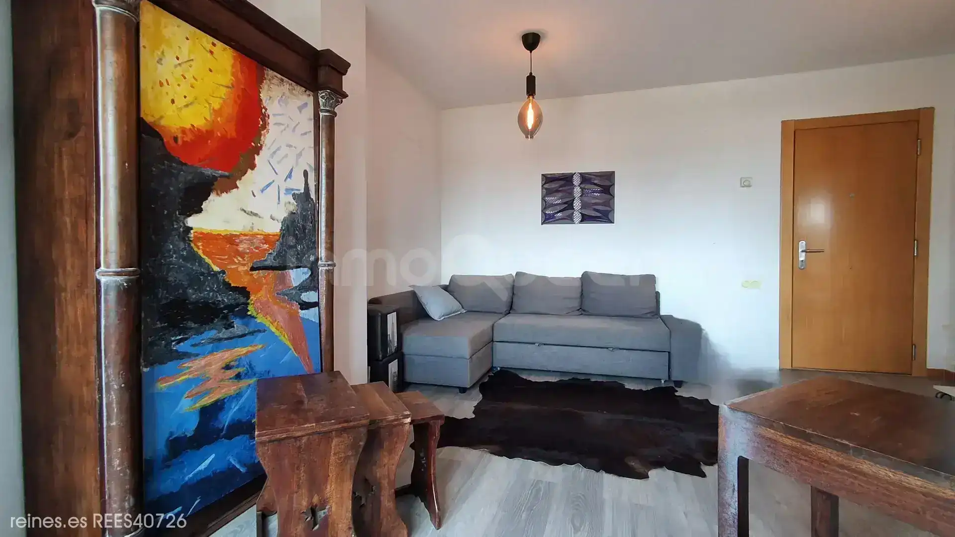 Sala d'estar de Apartament de lloguer en Siero amb Calefacció