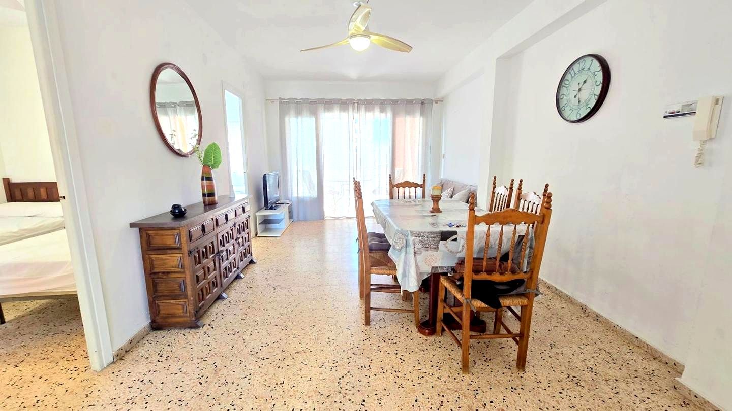 Comedor de Apartamento de alquiler en Gandia con Terraza, Amueblado y Se aceptan mascotas