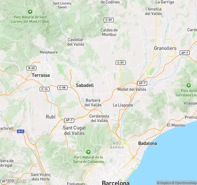 Vista exterior de Piso en venta en Sabadell