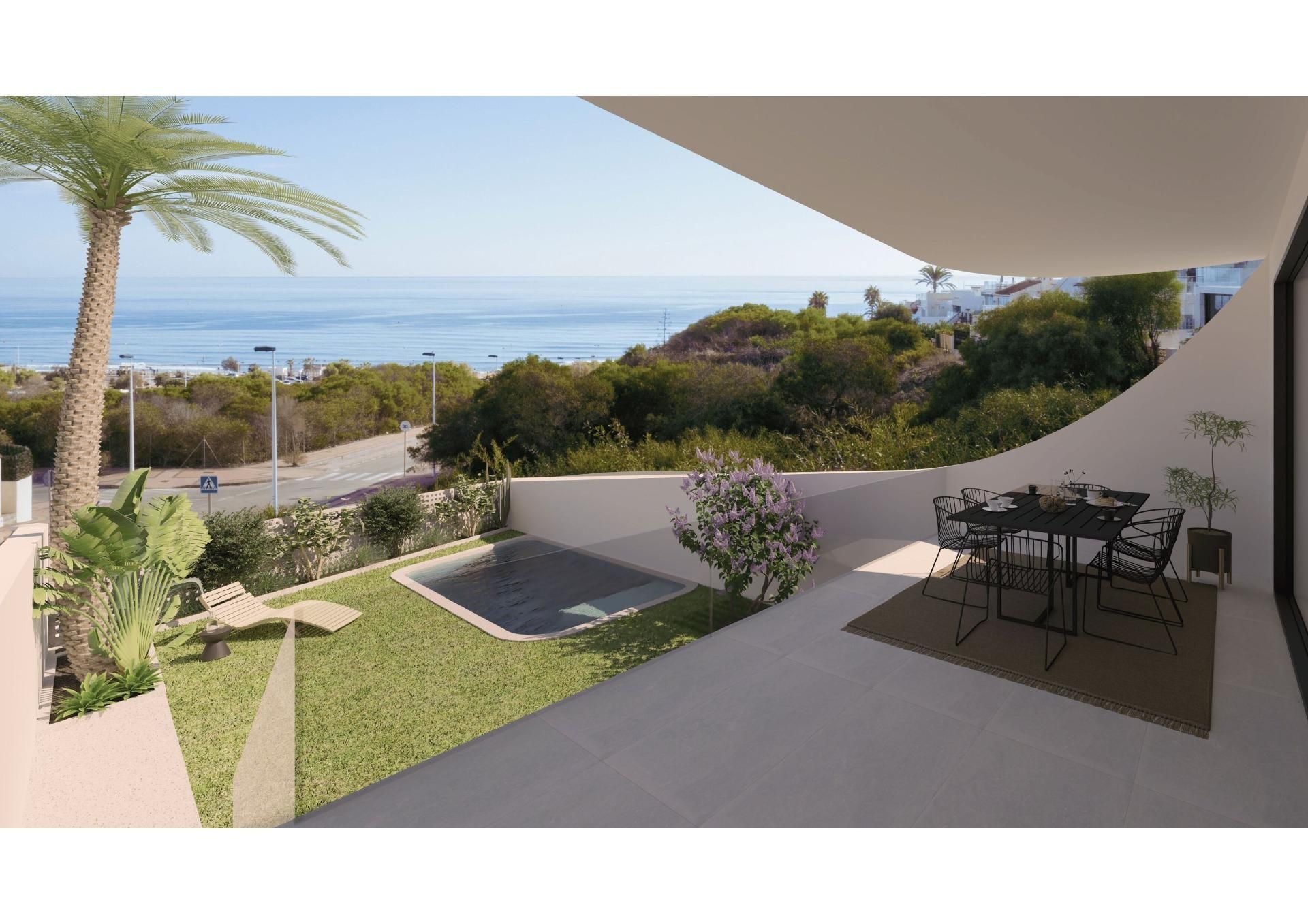 Terrassa de Casa o xalet en venda en Torrevieja amb Aire condicionat, Jardí privat i Terrassa