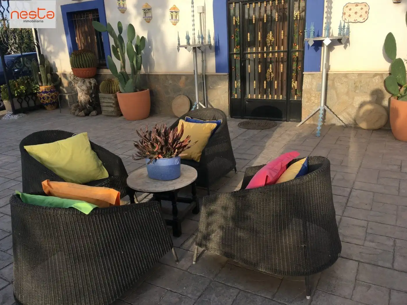 Terrassa de Finca rústica en venda en Lorca amb Aire condicionat, Jardí privat i Moblat