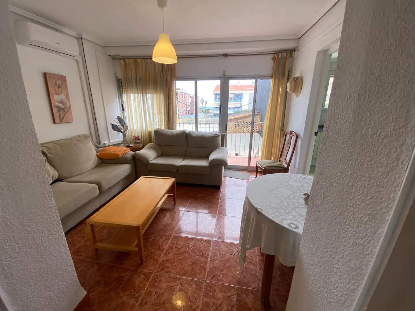 Living room of Flat for sale in Valencia  with Air Conditioner, Terrace and Storage room