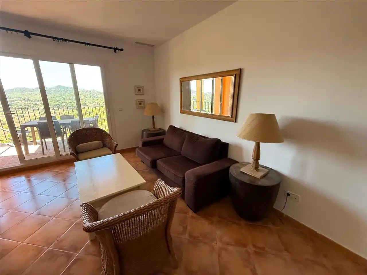 Sala d'estar de Loft en venda en Cartagena amb Jardí privat, Terrassa i Piscina