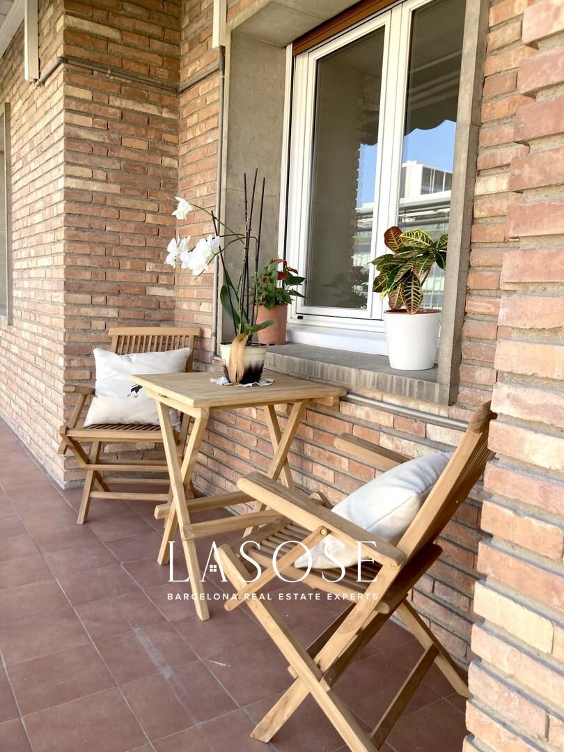 Terraza de Piso de alquiler en  Barcelona Capital con Aire acondicionado, Calefacción y Terraza