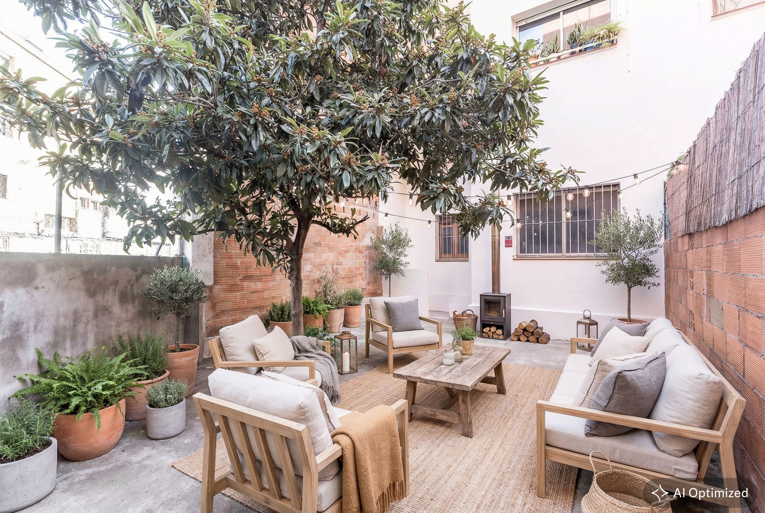 Terraza de Apartamento en venta en  Barcelona Capital con Calefacción y Terraza