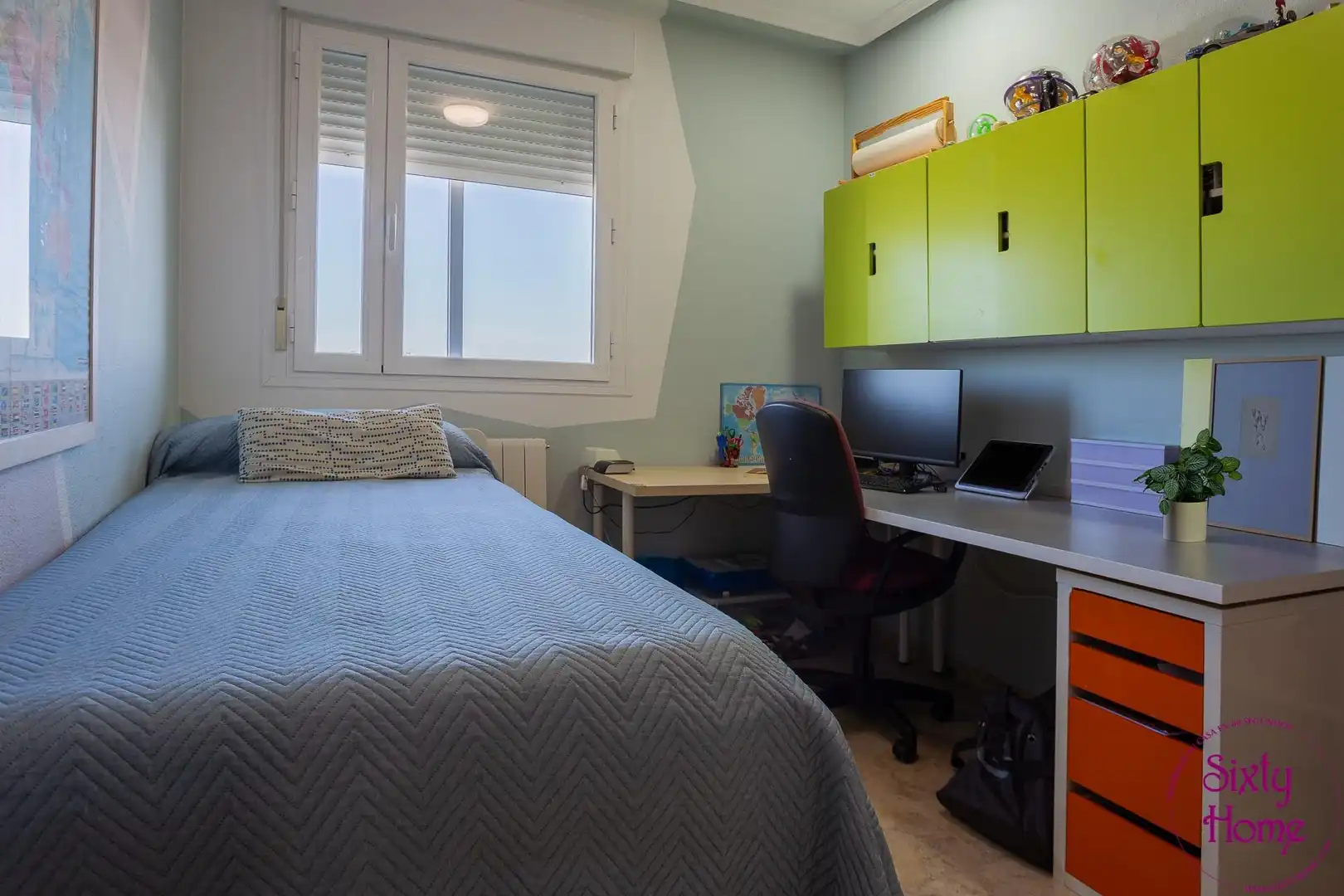 Bedroom of Flat for sale in Zaragoza  with Heating
