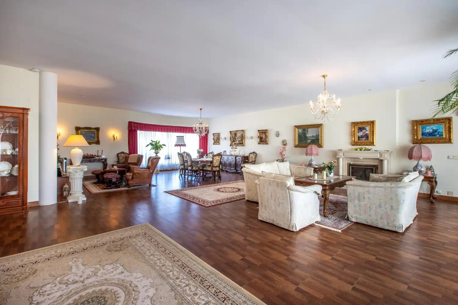 Sala de estar de Casa o chalet en venta en L'Alfàs del Pi con Aire acondicionado, Jardín privado y Terraza