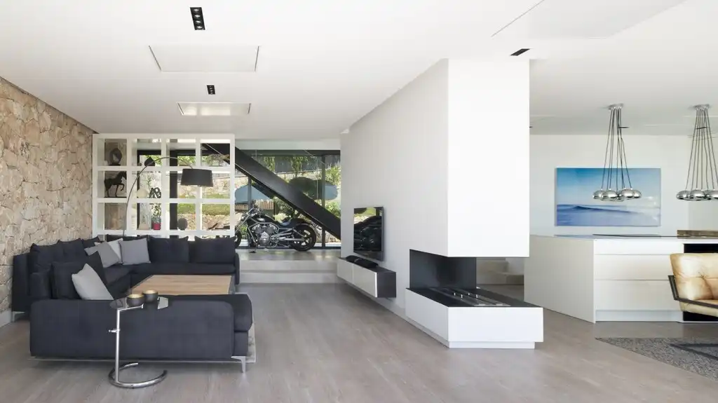 Sala de estar de Casa o chalet en venta en Alcúdia con Aire acondicionado, Calefacción y Jardín privado