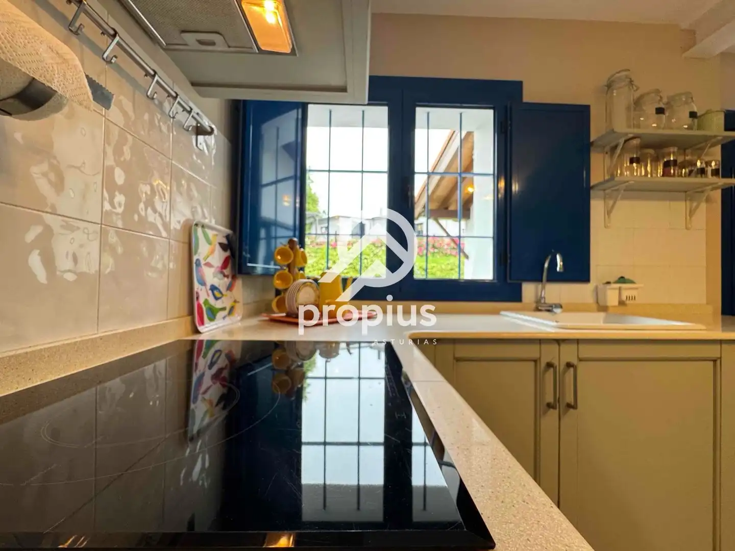 Cocina de Casa o chalet en venta en Ribadesella con Calefacción, Jardín privado y Terraza
