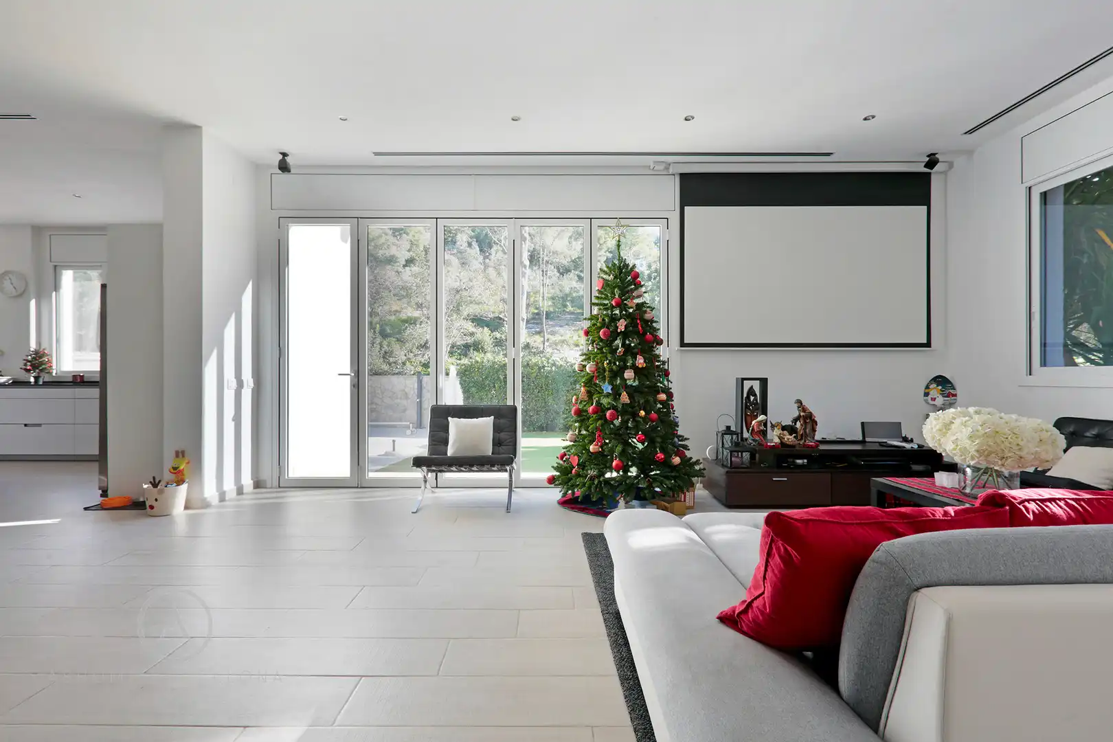 Sala de estar de Casa o chalet en venta en Castelldefels con Aire acondicionado, Jardín privado y Terraza