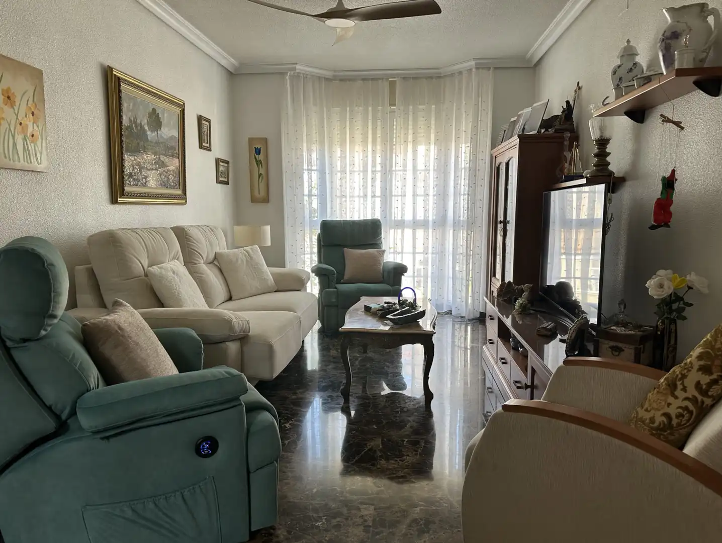 Sala de estar de Casa adosada en venta en Cartagena con Aire acondicionado, Jardín privado y Terraza